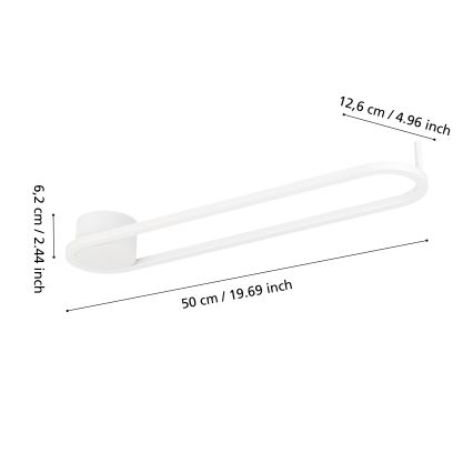 Eglo - LED потолочный светильник LED/24W/230V 2700/4000/6500K белый