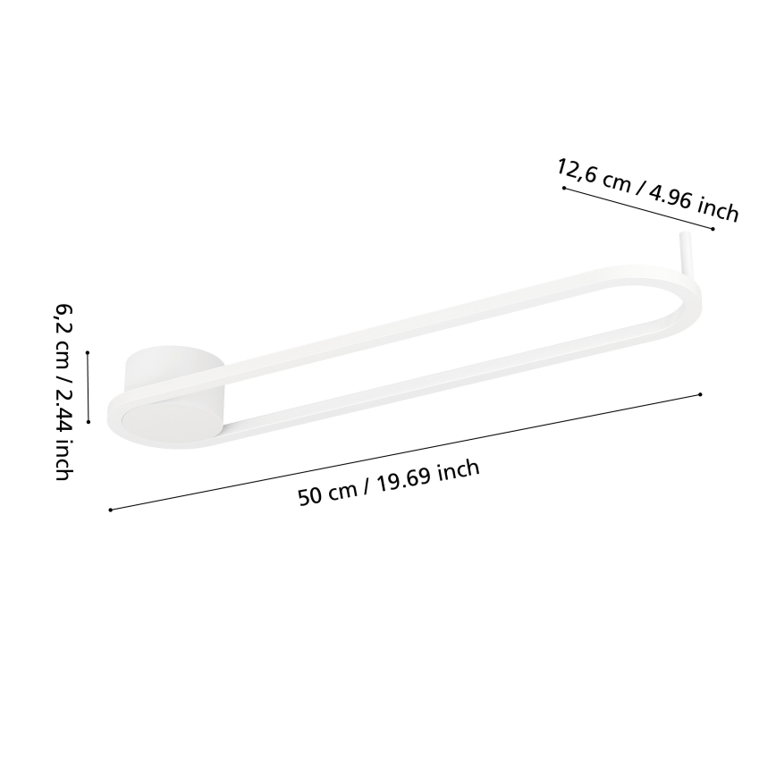 Eglo - LED потолочный светильник LED/24W/230V 2700/4000/6500K белый