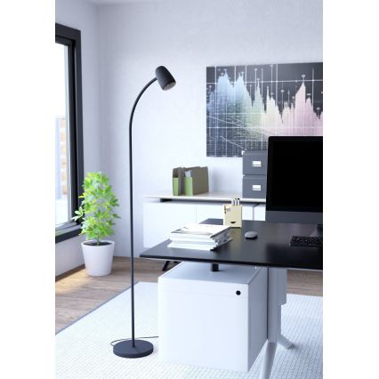 Егло - Підлогова лампа 1xE14/18W/230V чорна