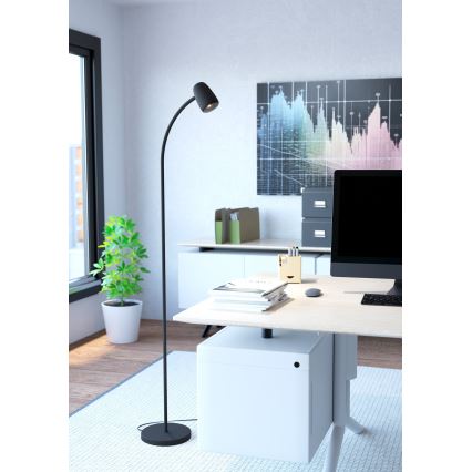 Eglo - Напольная лампа 1xE14/18W/230V чёрная