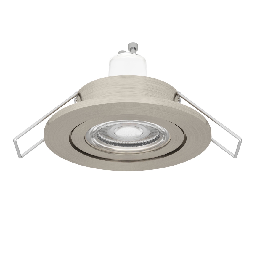 Eglo - LED вбудований точковий світильник для ванної кімнати, 1xGU10/4,5W/230V, IP44, матовий хром