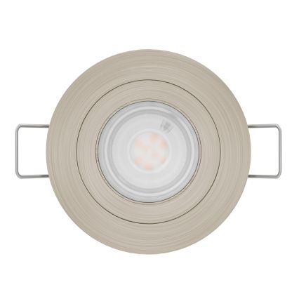 Eglo - вбудований LED точковий світильник 1xGU10/4,5W/230V матовий хром