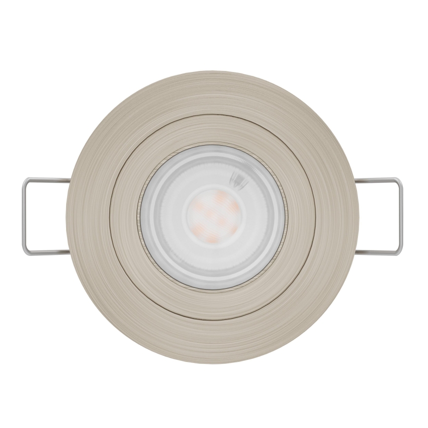 Eglo - вбудований LED точковий світильник 1xGU10/4,5W/230V матовий хром