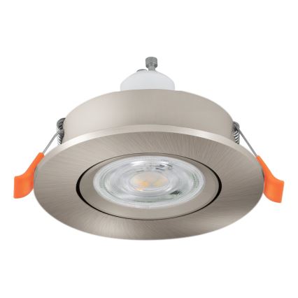 Eglo - LED встраиваемый точечный светильник 1xGU10/4,5W/230V матовый хром