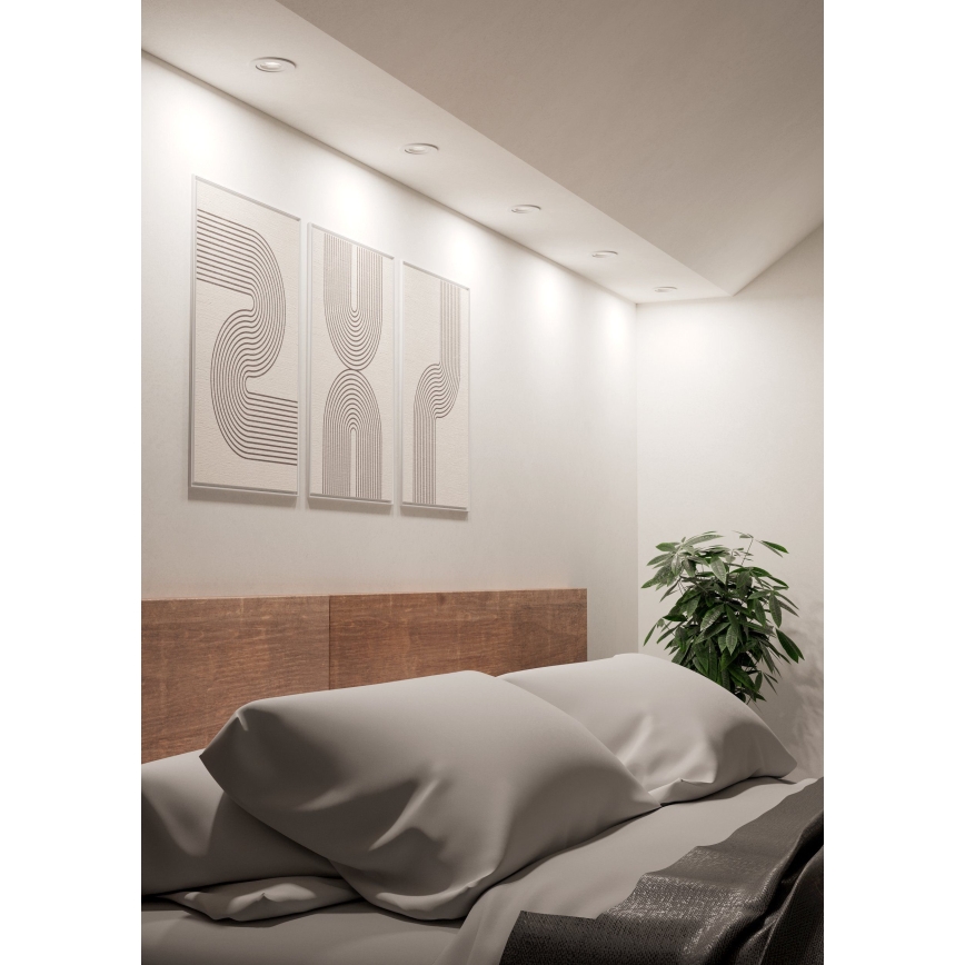 Eglo - LED вбудований точковий світильник LED/4,8W/230V 2700/4000/6500K білий