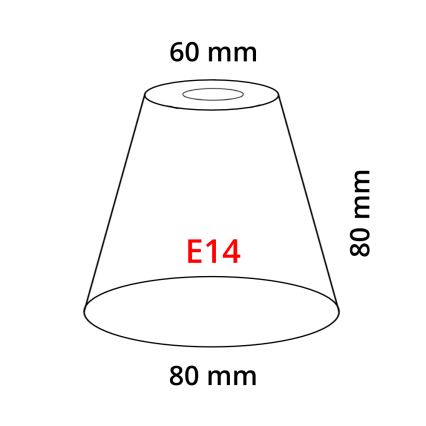 Eglo 902262 - Абажур MY CHOICE E14 діаметр 8 cm