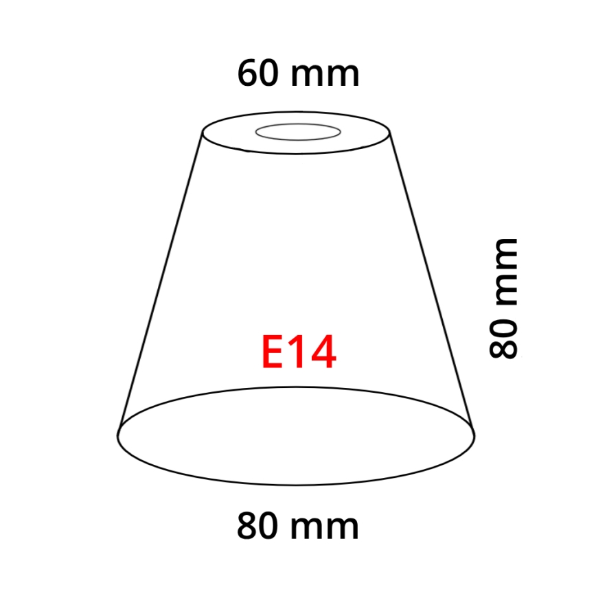 Eglo 902262 - Абажур MY CHOICE E14 діаметр 8 cm