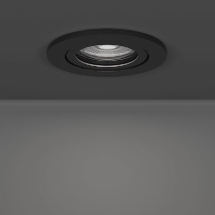 Eglo - Набор из 3 встраиваемых точечных светильников LED/4,8W/230V 2700/4000/6500K чёрный