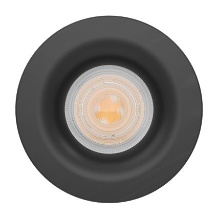 Eglo - LED вбудований світильник для ванної кімнати LED/4,9 Вт/230 В 2700/4000/6500К діам. 8,8 см IP65 чорний