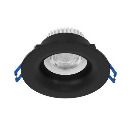Eglo - встраиваемый потолочный светильник для ванной LED/4,9W/230V 2700/4000/6500K Ø 8,8 cm IP65 черный