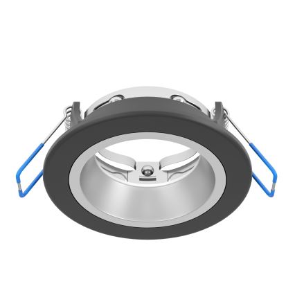 Eglo - LED RGBW диммируемый встраиваемый потолочный светильник для ванной LED/4,8 Вт/230 В 2700–6500 К IP44 черный