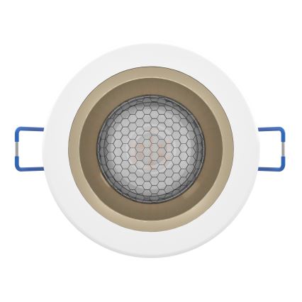 Eglo - LED RGBW з можливістю регулювання яскравості вбудований стельовий світильник для ванної кімнати LED/4,8W/230V 2700-6500K IP44 білий/золотий