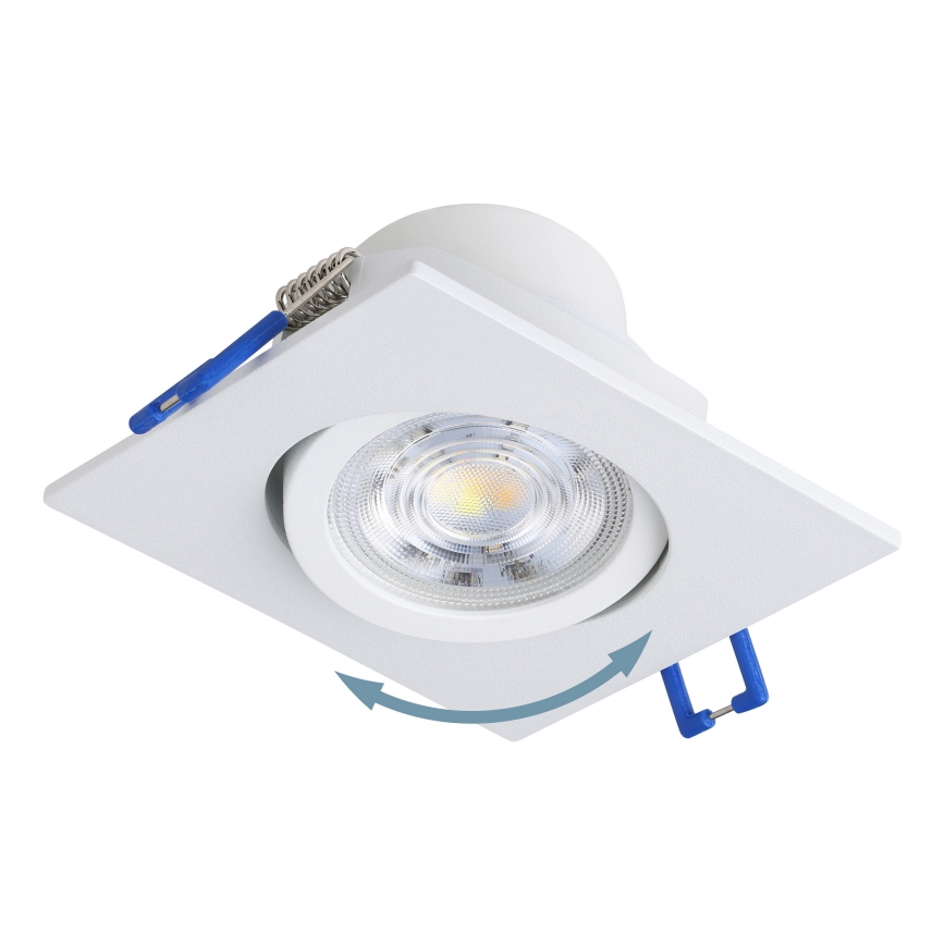 Eglo - НАБІР із 3 димованих вбудованих LED-світильників LED/6,4W/230V 8,8x8,8 cm білий