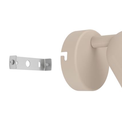 Eglo - Настінний точковий світильник 1xGU10/5W/230V бежевий