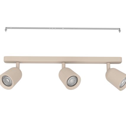 Eglo - Точковий світильник 3xGU10/10Вт/230В бежевий