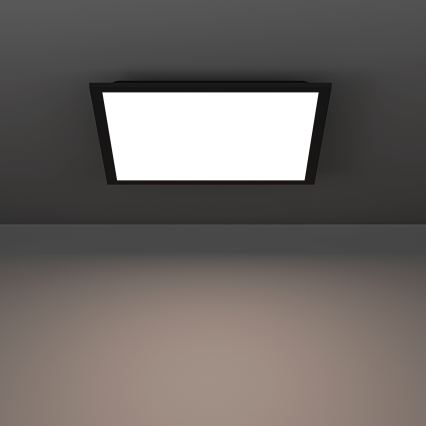 Eglo - LED стельовий світильник LED/18,8 Вт/230 В 2700/4000/6500 К 40×40 см чорний