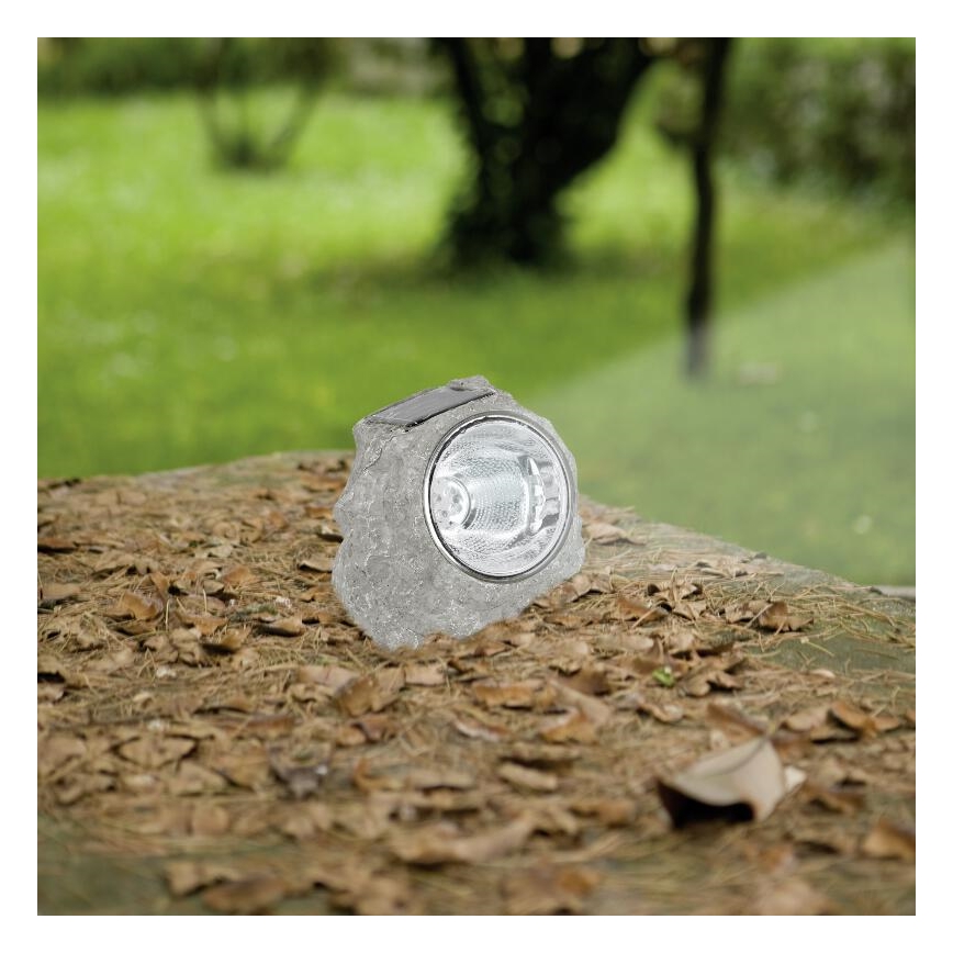 Eglo 90494 - Солнечный садовый светильник в форме камня 4xLED/0,06W/1xAA 600 mAh IP44