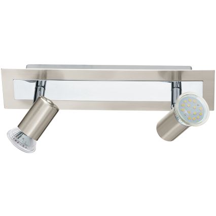 EGLO - Настінний стельовий світильник 2xGU10/LED/3W