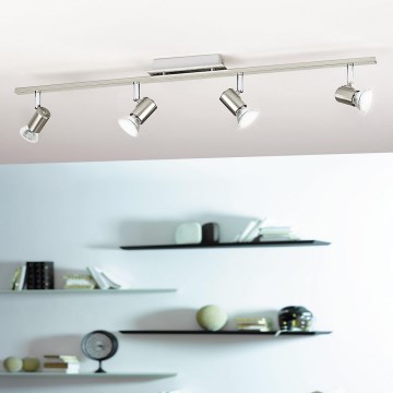 EGLO 90917 - Стельовий світильник ROTTELO 4xGU10/LED/3W