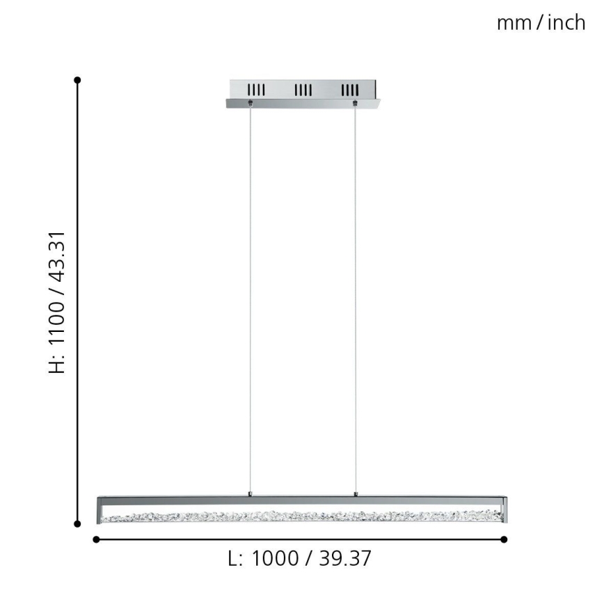 Eglo - Светодиодная подвесная люстра  6xLED/6W/230V