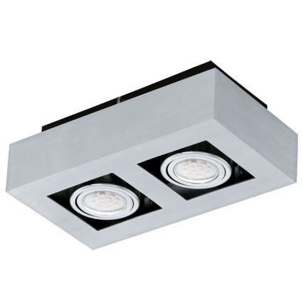 Eglo - Світлодіодний точковий світильник 2xGU10-LED/5W/230V
