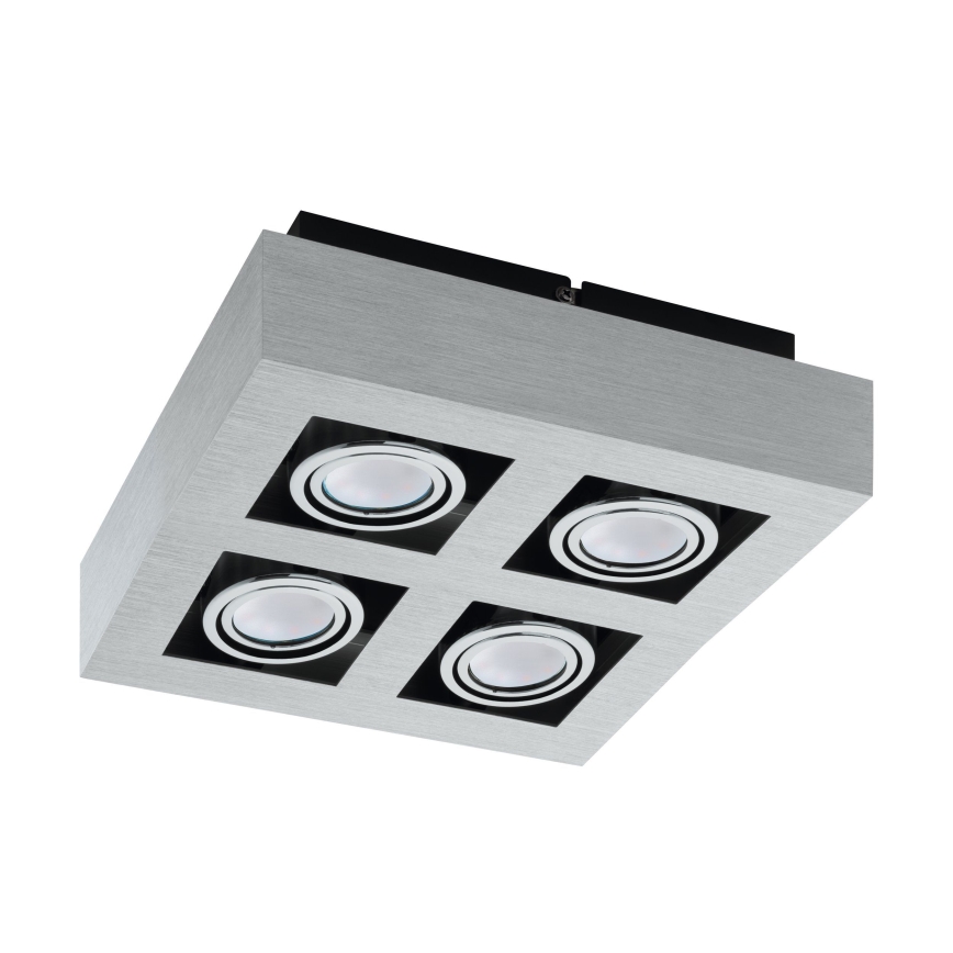 Eglo - Светодиодный точечный светильник 4xGU10-LED/5W/230V