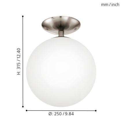 EGLO - Потолочный светильник 1xE27/60W диаметр 25 cm