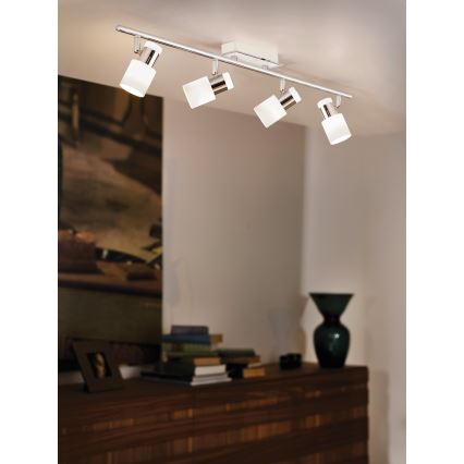 Eglo - Светодиодный точечный светильник 4xGU10-LED/5W/230V