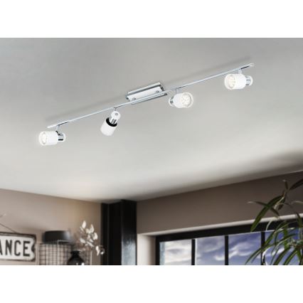 Eglo - Точковий LED світильник 4xGU10-LED/5W/230V
