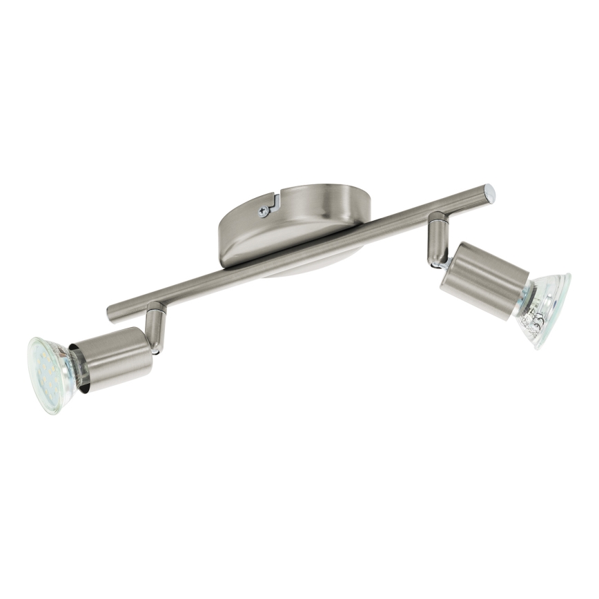 Eglo - Світлодіодний точковий світильник 2xGU10/2,8W/230V