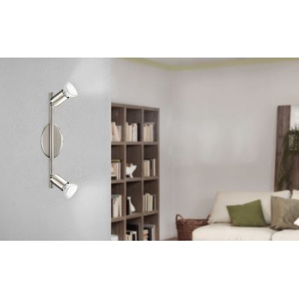 Eglo - Світлодіодний точковий світильник 3xGU10-LED/2,8W/230V