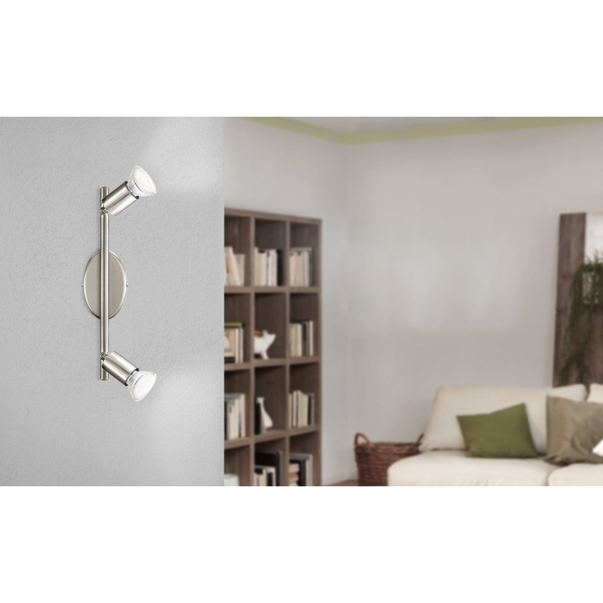 Eglo - Світлодіодний точковий світильник 3xGU10-LED/2,8W/230V