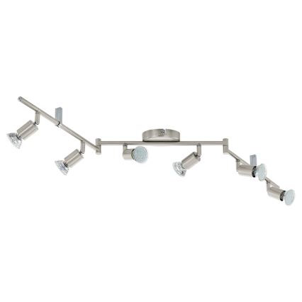 Eglo - Светодиодный точечный светильник 6xGU10-LED/2,8W/230V