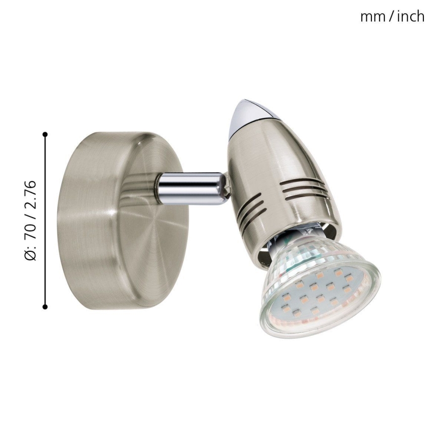 Eglo - Точковий LED світильник 1xGU10/3W/230V