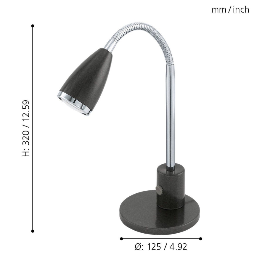 Eglo - Світлодіодна настільна лампа 1xGU10/3W/230V