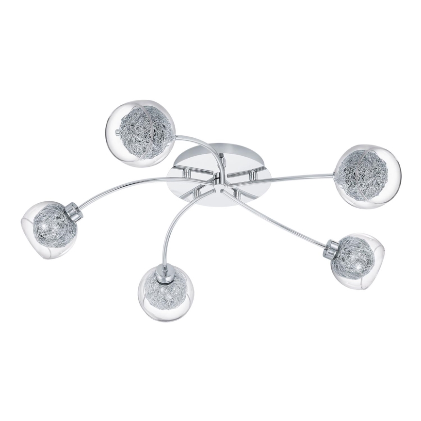 Eglo 93055 - Стельовий світильник OVIEDO 5XG9/33W/230V