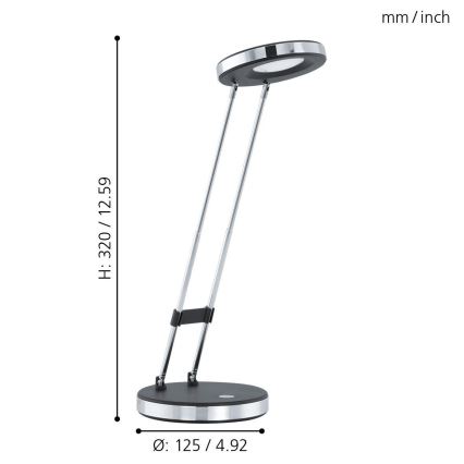 Eglo - Светодиодная настольная лампа LED/3W/230V