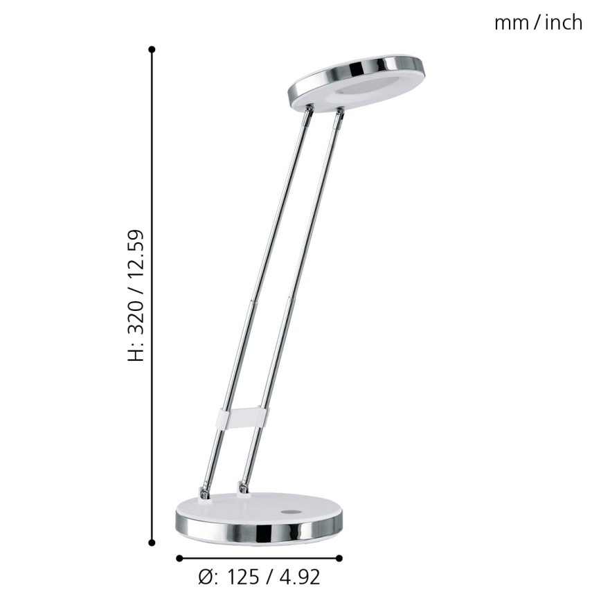 Eglo 93077 - Світлодіодна настільна лампа GEXO LED/3W/230V
