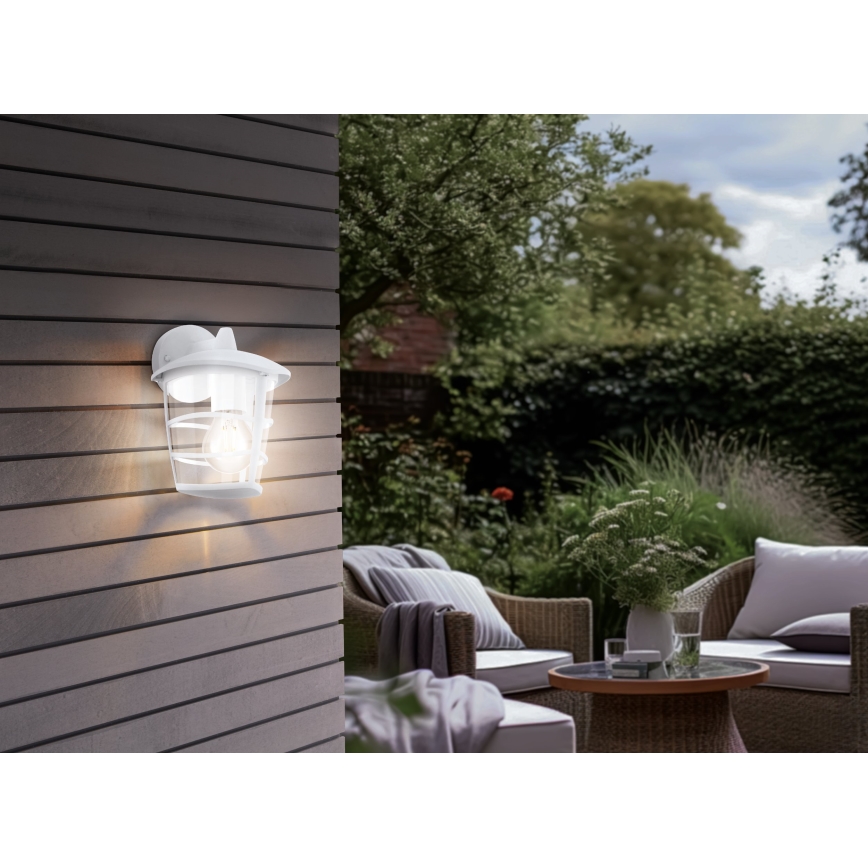 Eglo - Вуличний світлодіодний настінний світильник 1xE27/8,5W/230V IP44