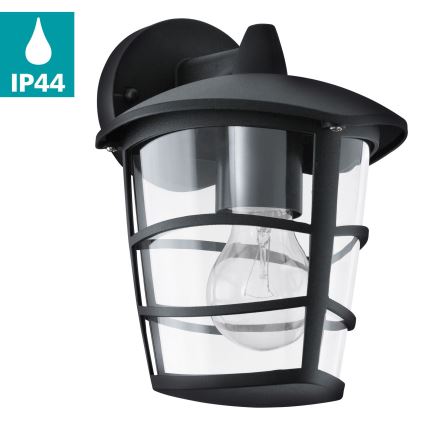 Eglo - Вуличний світлодіодний настінний світильник 1xE27/8,5W/230V IP44