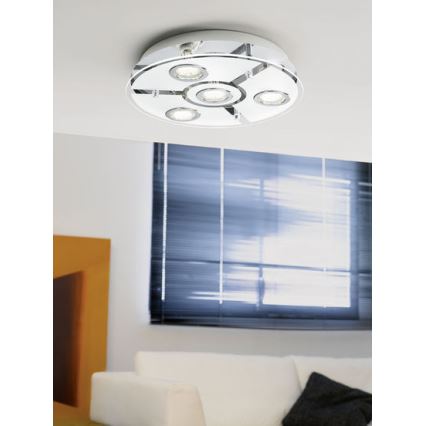 EGLO 93107 - Світлодіодний стельовий світильник CABO 4xGU10/3W LED