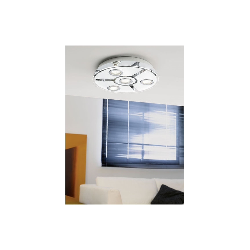EGLO 93107 - Світлодіодний стельовий світильник CABO 4xGU10/3W LED