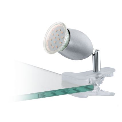 Eglo - Світлодіодна лампа з затискачем 1xGU10/3W/230V