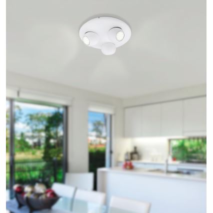 Eglo 93169 - Точковий LED світильник NORBELLO 3 3xGU10/5W/230V
