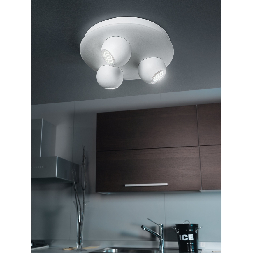 Eglo 93169 - Точковий LED світильник NORBELLO 3 3xGU10/5W/230V