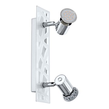 Eglo 93176 - Точковий LED світильник DAVEN 1 2xGU10-LED/5W/230V