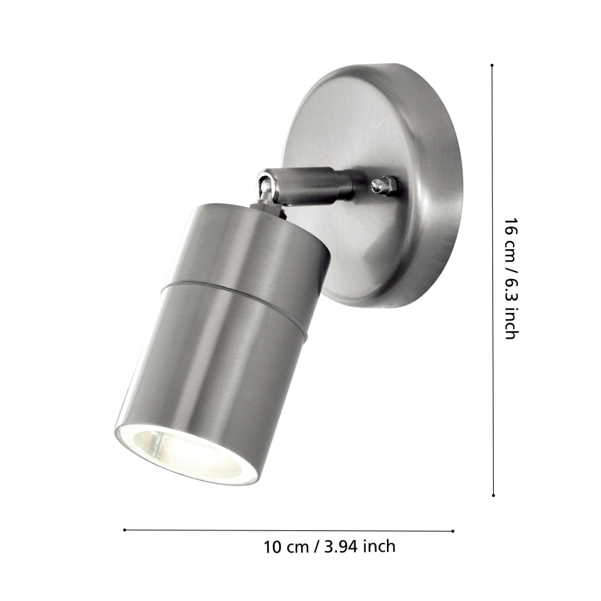 Eglo - Зовнішнє світлодіодне освітлення 1xGU10/5W/230V IP44