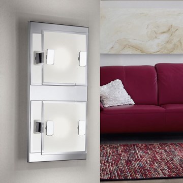 Eglo 93312 - Светодиодный потолочный светильник VICARO 2xLED/2,5W/230V