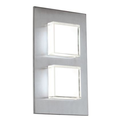Eglo 93365 - Вуличний світлодіодний настінний світильник PIAS 2xLED/2,5W/230V IP44