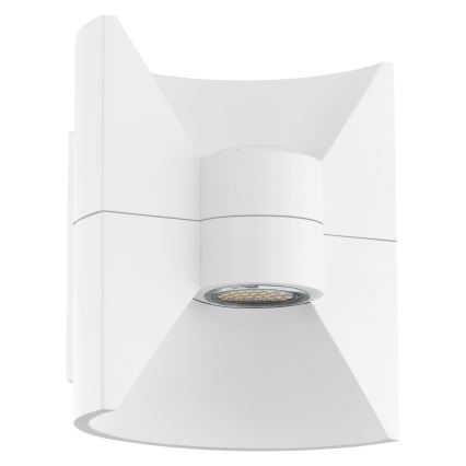 Eglo 93367 - Уличный светодиодный настенный светильник REDONDO белый 2xLED-SMD/2,5W/230V IP44